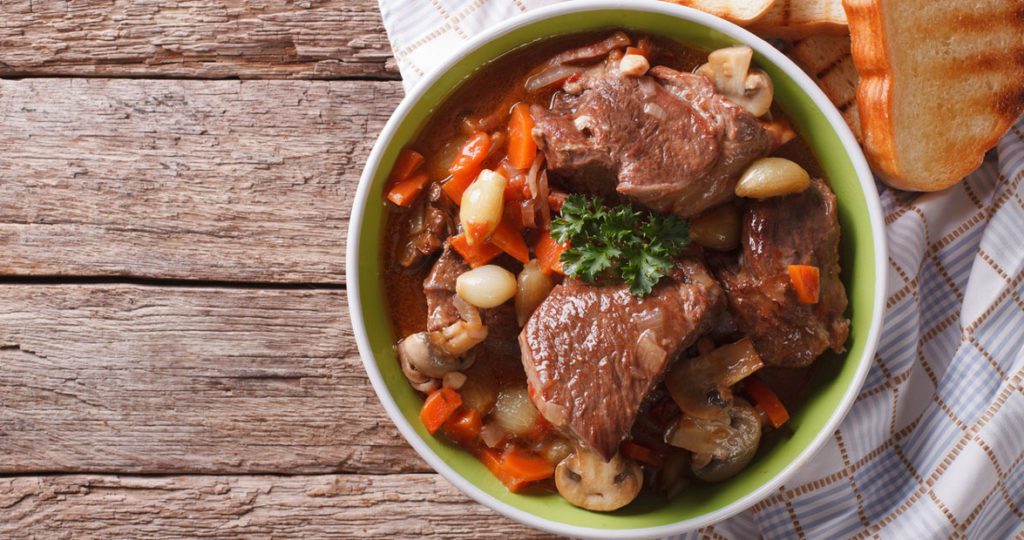 Mushroom and Beef Stew Our State