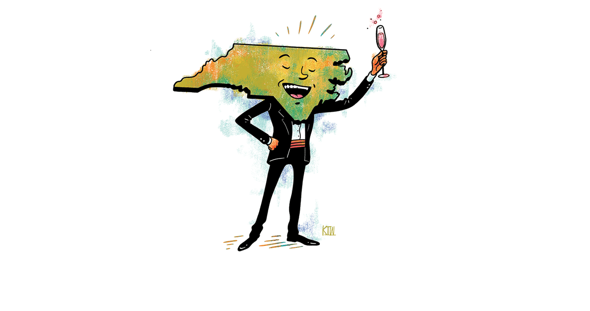 Where the Strong Grow Great North Carolina State Toast Our State