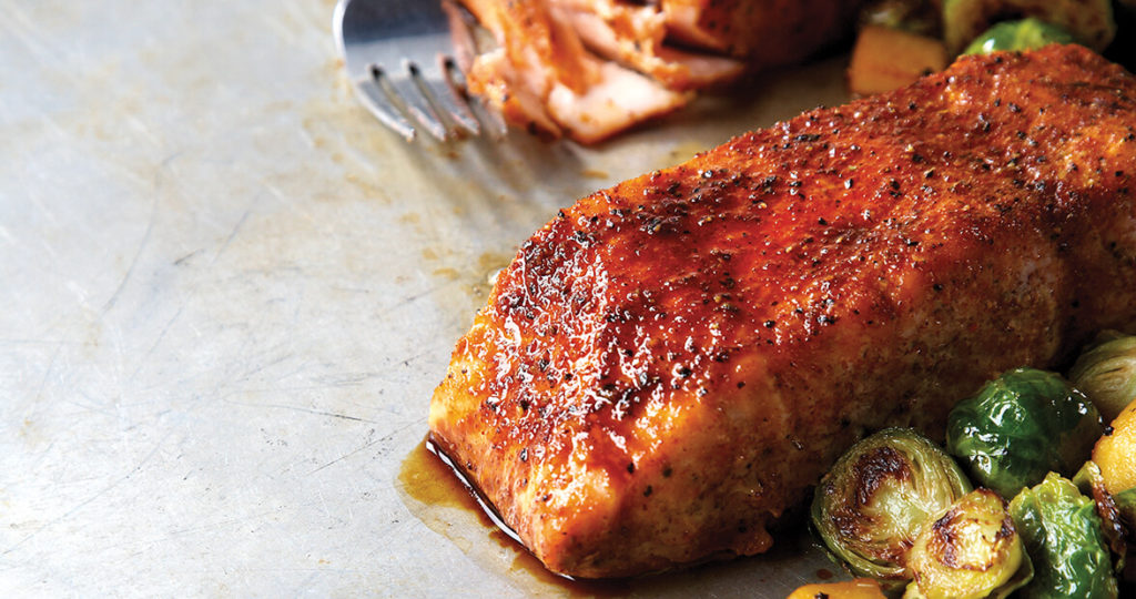 MolassesGlazed Salmon Fillets Our State