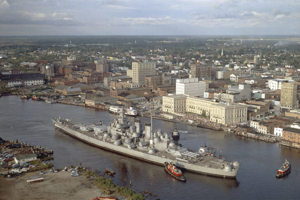 The Razzle Dazzled Battleship North Carolina | Our State