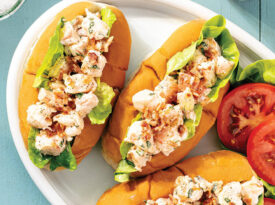 Shrimp salad BLTs