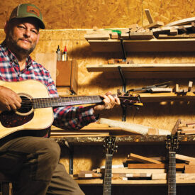 Richie Crowder with his guitar