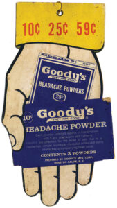Sign for Goody's Headache Powder