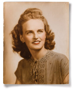 Winnie Swanson, pictured in 1942