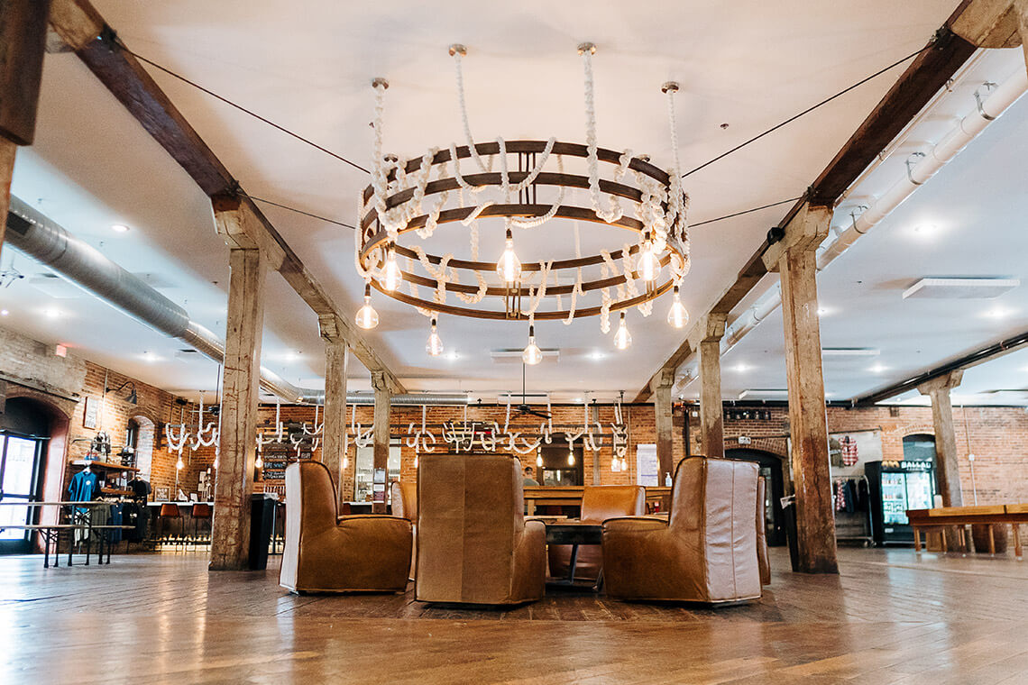 Interior of Ballad Brewing