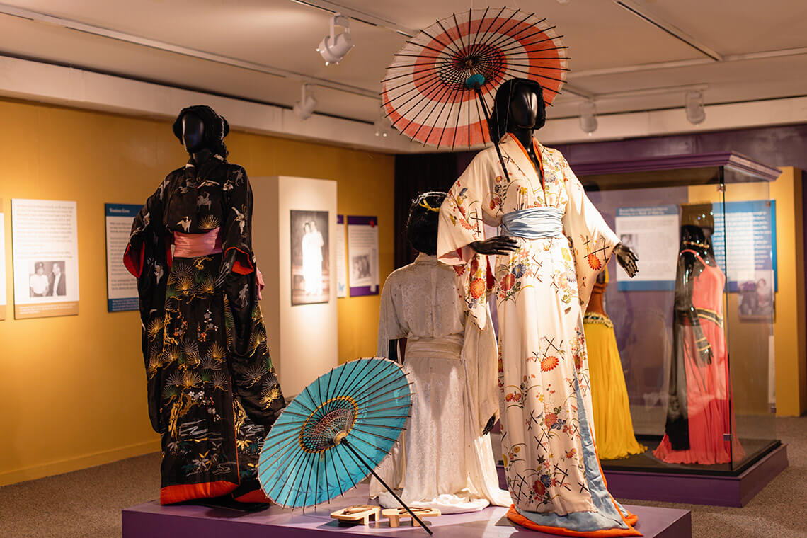 Camilla Williams's stage costumes in the Danville Museum of Fine Arts and History