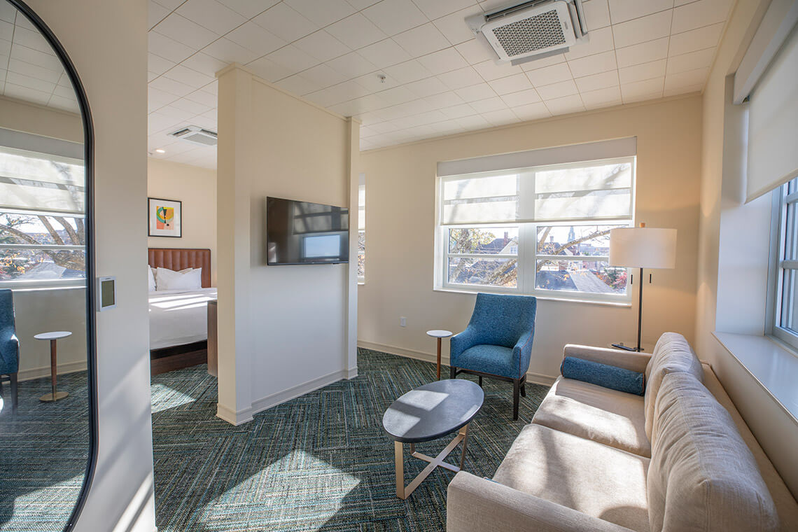 Room inside the Holbrook Hotel