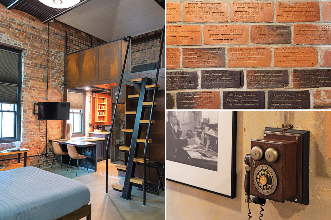 Hotel rooms in former Madison County jail