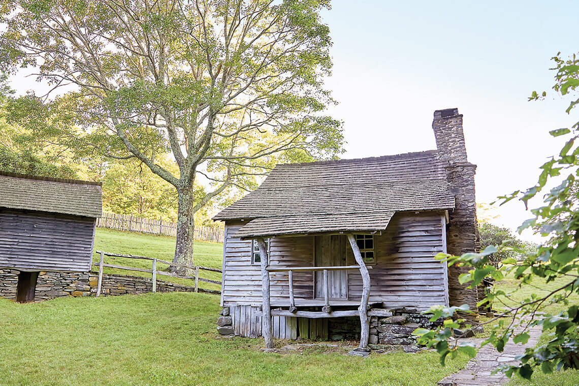 The Brinegar Cabin in Bluff Mountain