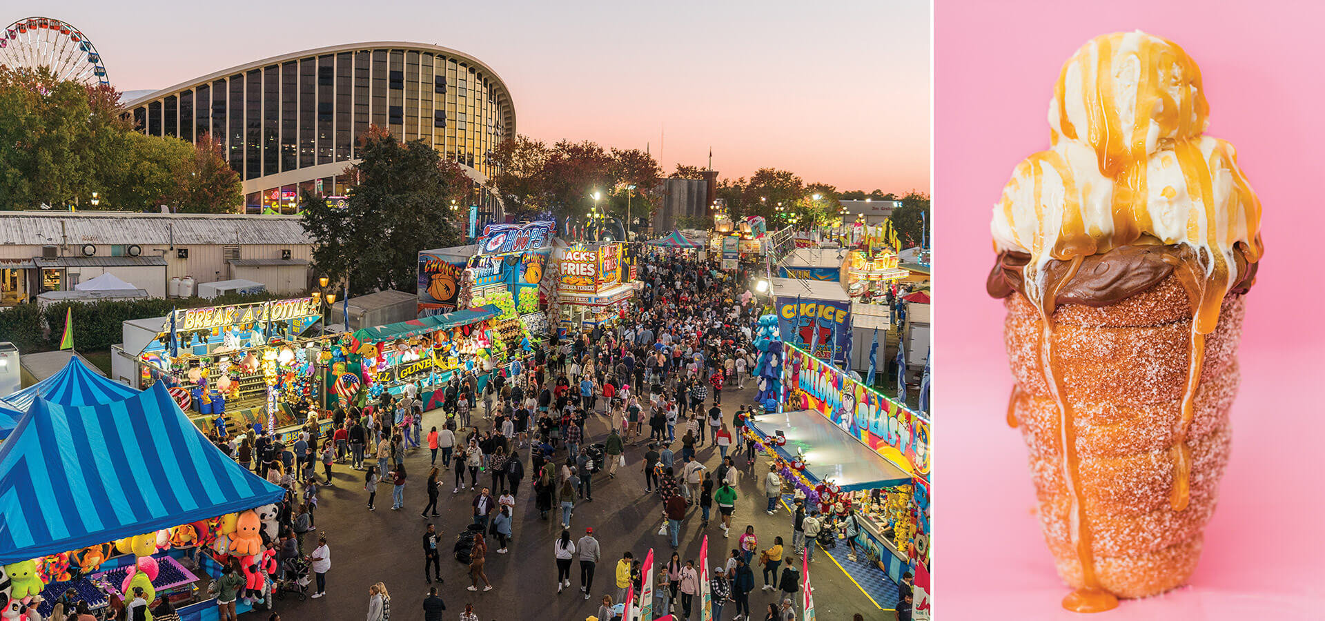 People at the North Carolina State Fair