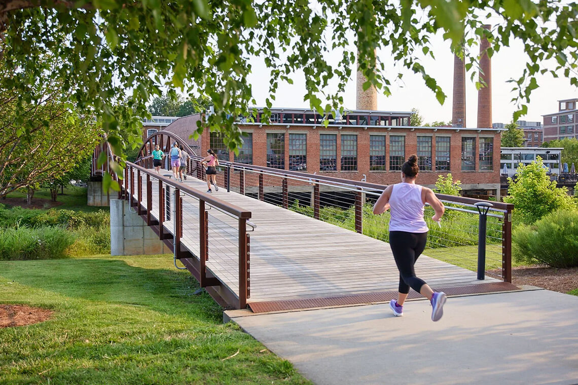Jogger at Revolution Mill