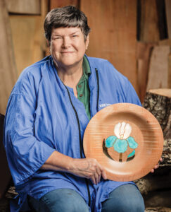 Louise Butler in her Reidsville workshop