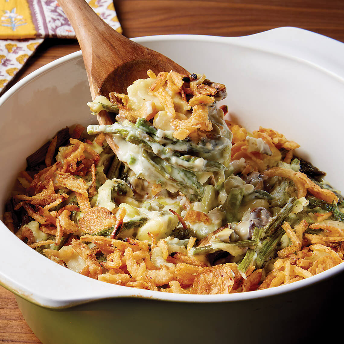 Lima Bean and Asparagus Casserole