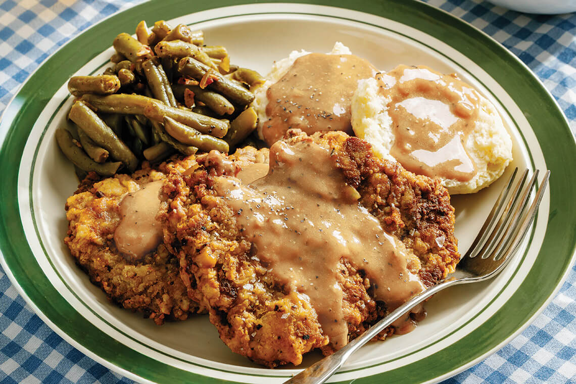 Cube steak with gravy