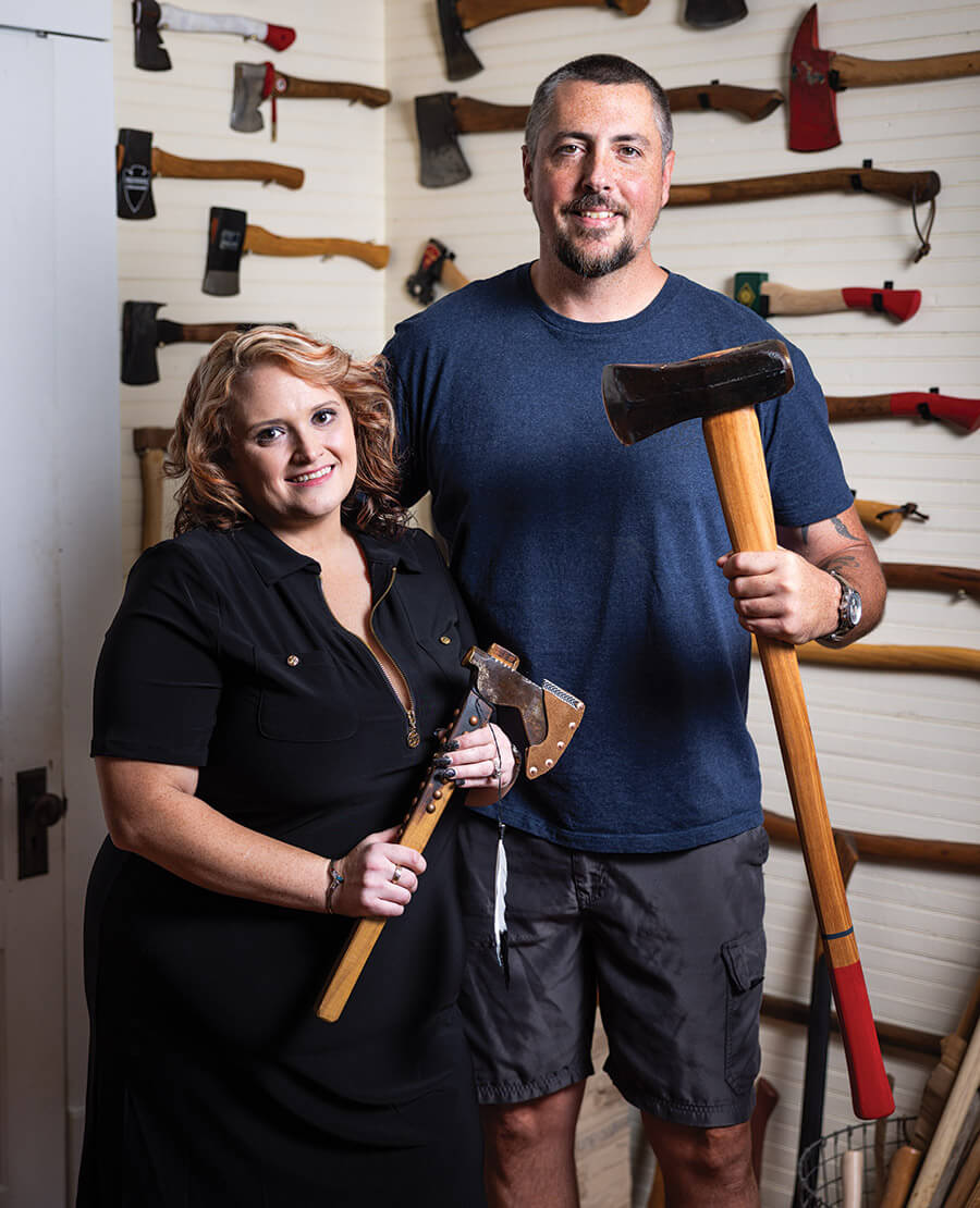 Courtney Ridings and Warren Lenehan of Wicked Iron Resurrections