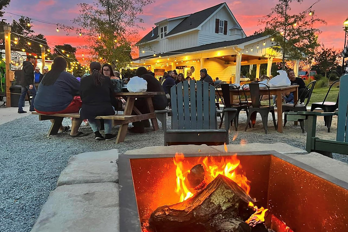 Firepit at Red's Corner