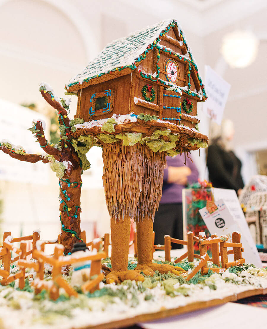 Gingerbread treehouse