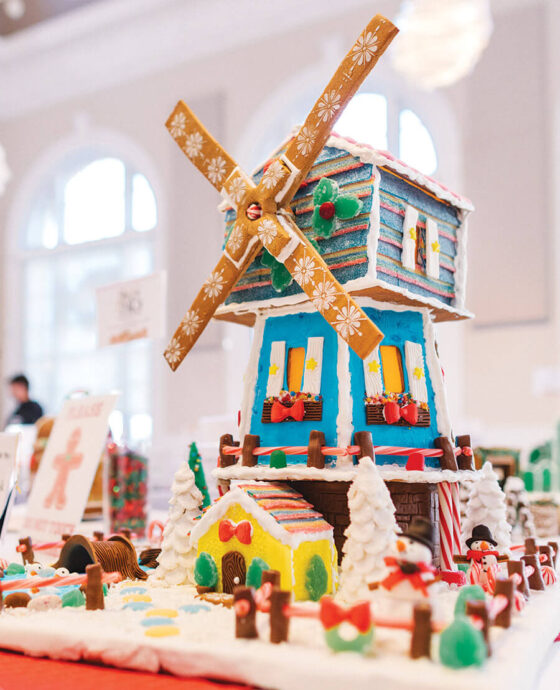 Gingerbread windmill