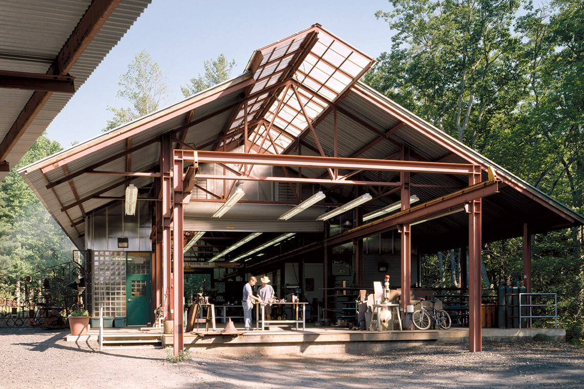 Ironworkers at the Penland School of Craft