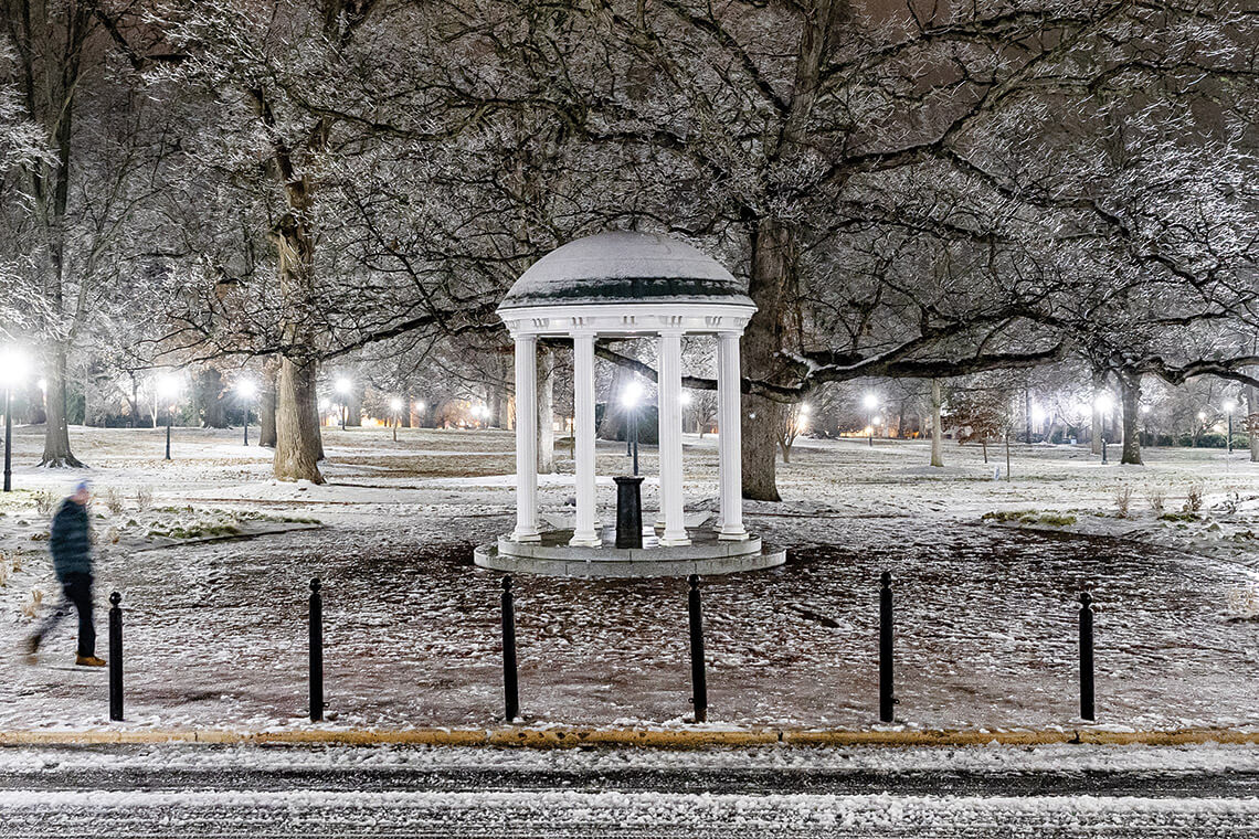 The Old Well in the snow