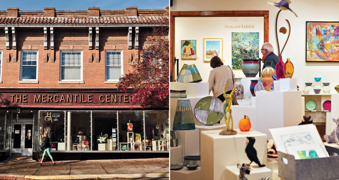Hillsborough Gallery of Arts exterior and interior