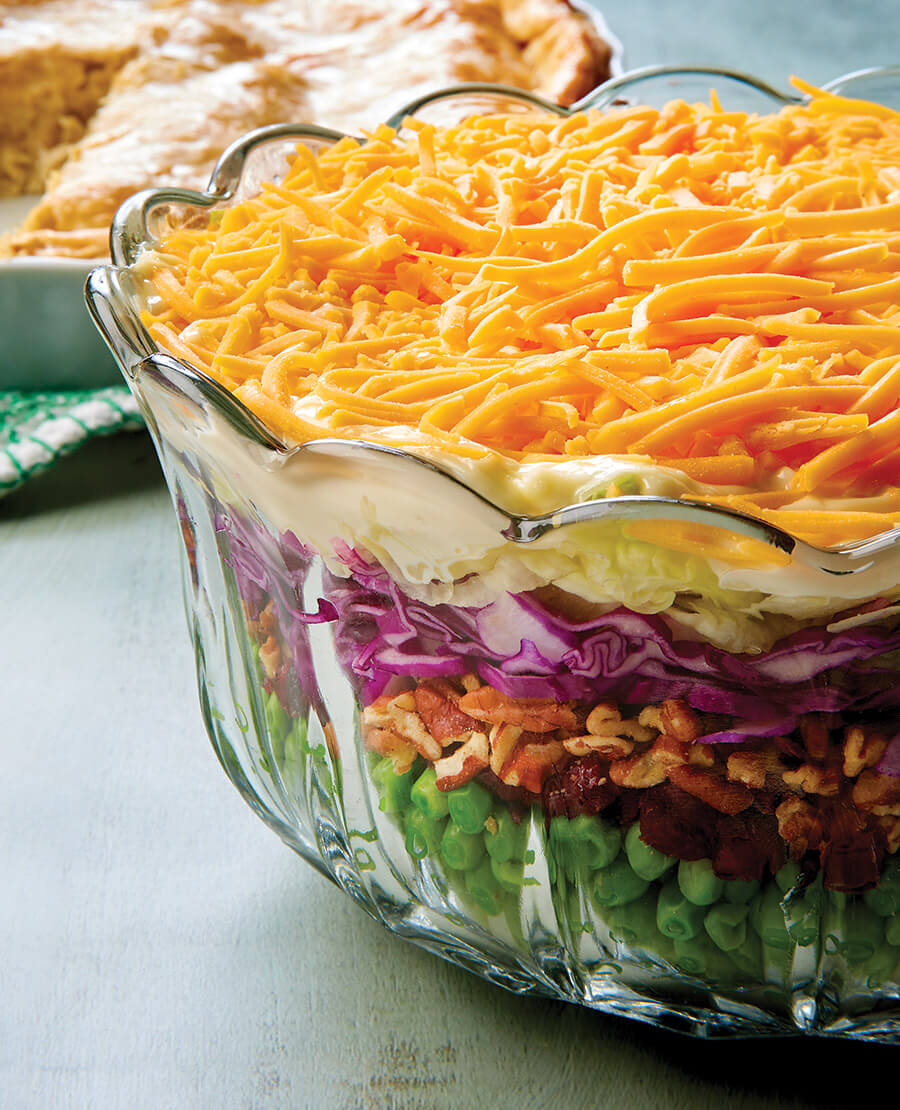 Seven-layer salad