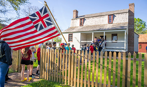 Revolutionary war reenactment