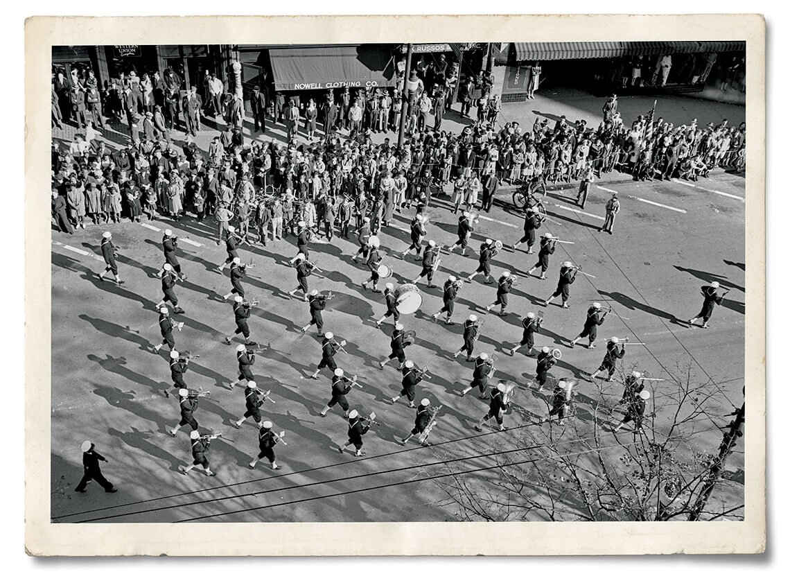 B-1 Band performing at Navy Day in Raleigh
