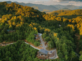 Overhead view of Long View Resort