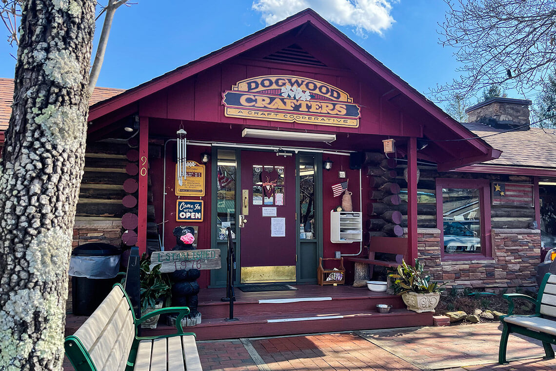 Exterior of Dogwood Crafters