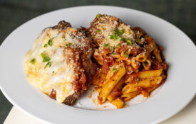 Chicken parmesan at Carrozza