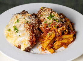 Chicken parmesan at Carrozza