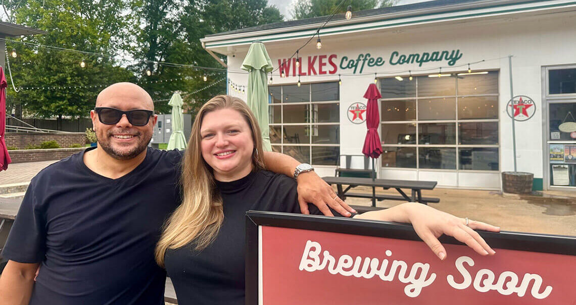 Wilkes Coffee Company owners Sam and Brooke Souhail