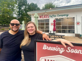 Wilkes Coffee Company owners Sam and Brooke Souhail