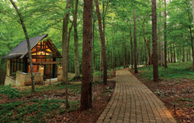 San Damino Chapel and exterior at St. Francis Springs