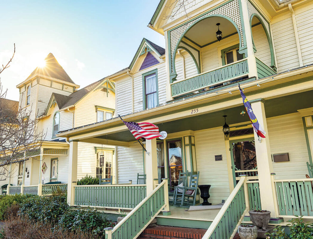 Exterior of the Carrier Houses Bed & Breakfast
