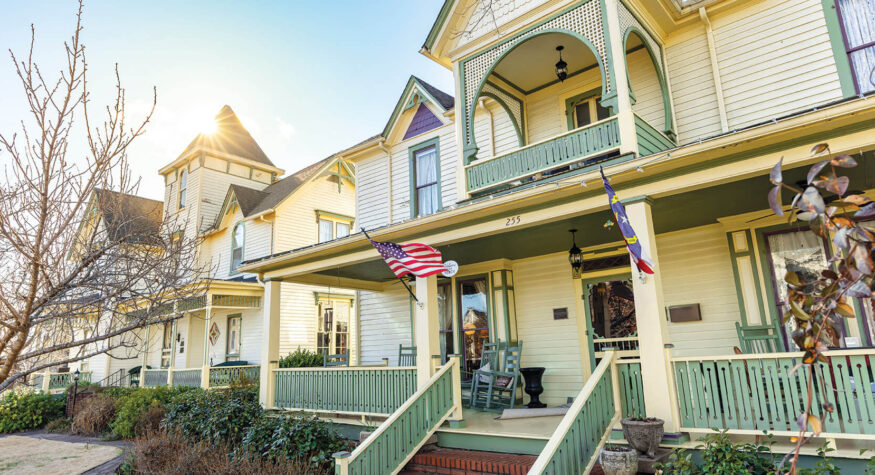 Exterior of the Carrier Houses Bed & Breakfast