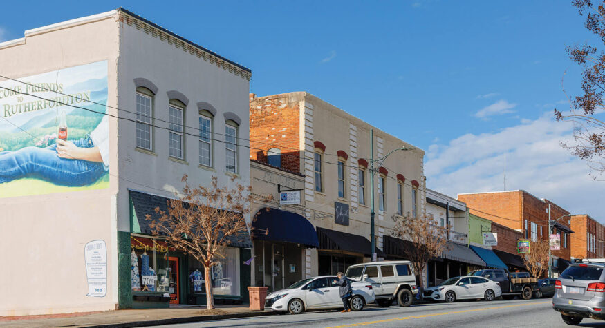 Main Street in Rutherfordton