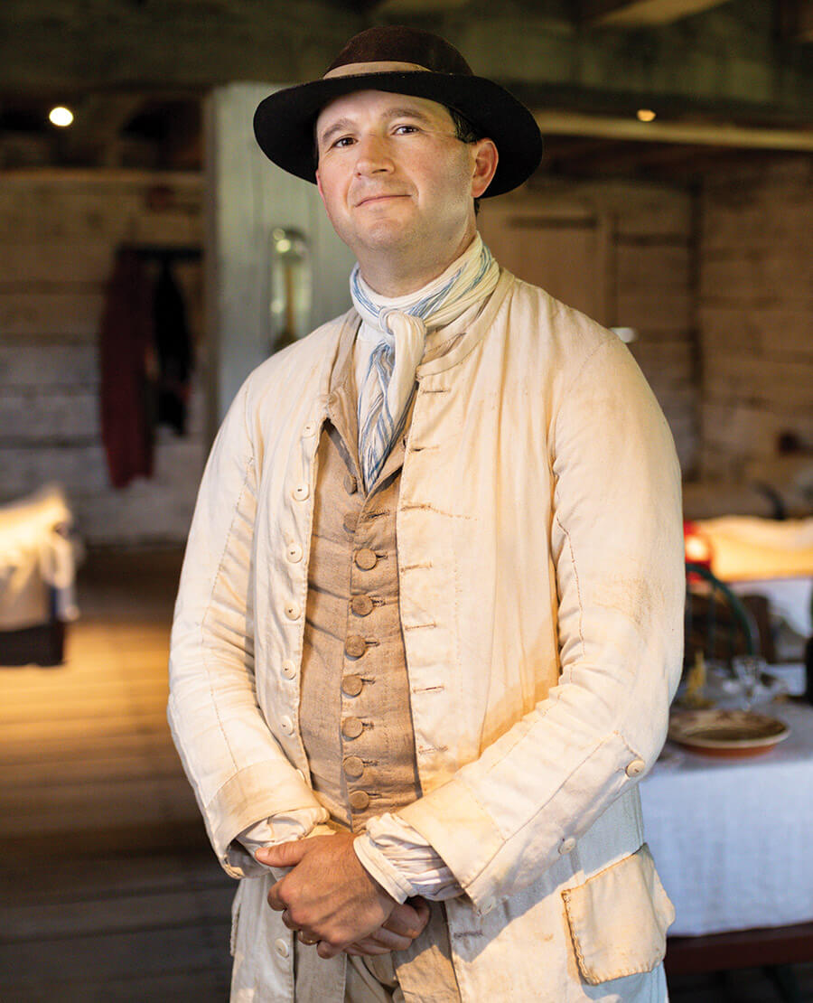 Scott Douglas, former site manager at Fort Dobbs