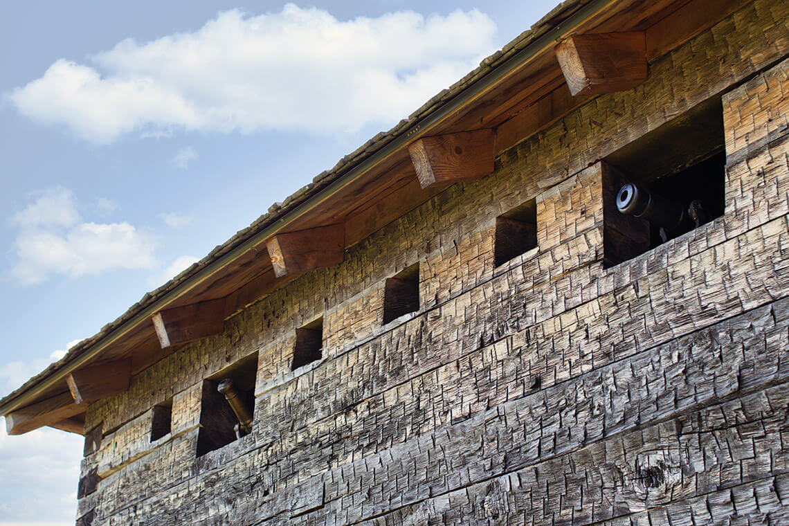 Cannons at Fort Dobbs