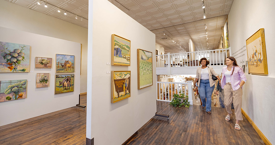 Women shop at Common Good Company in Boone